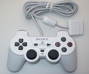 SONY純正　PS2用コントローラー DUALSHOC2 / (セラミック・ホワイト)